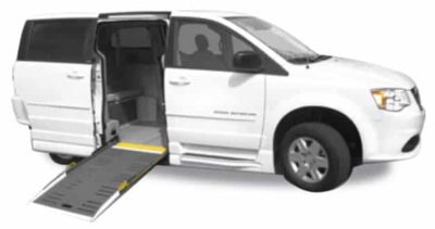 dodge SIDE ramp wheelchair minivan