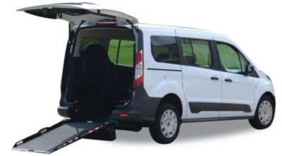 transit connect rear ramp ada minivan