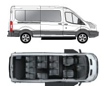 12 seater ford van