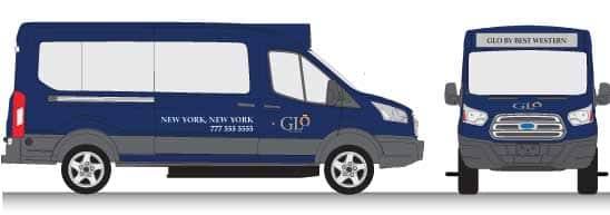 Glo by Best Western Van Wrap