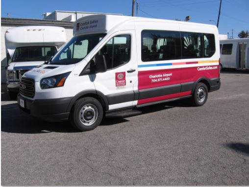 Cleveland Airport Aloft Shuttle Van