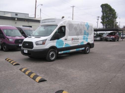 Cleveland Airport Aloft Shuttle Van