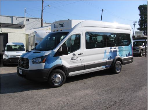 Cleveland Airport Aloft Shuttle Van