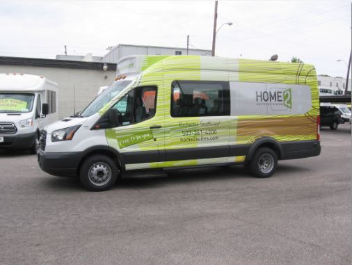 Cleveland Airport Aloft Shuttle Van