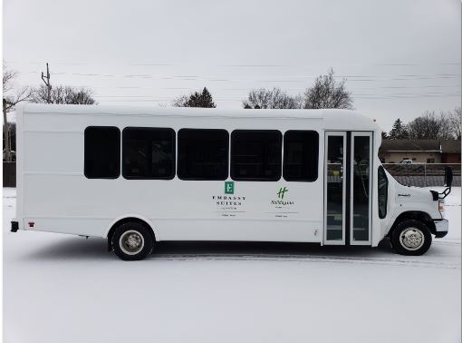 Embassy Suites Senator II Bus 22 Passengers With Rear Luggage