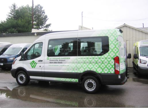 Cleveland Airport Aloft Shuttle Van