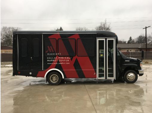 Marriott Hotel Senator II Bus 12 Passengers 2 Wheelchairs