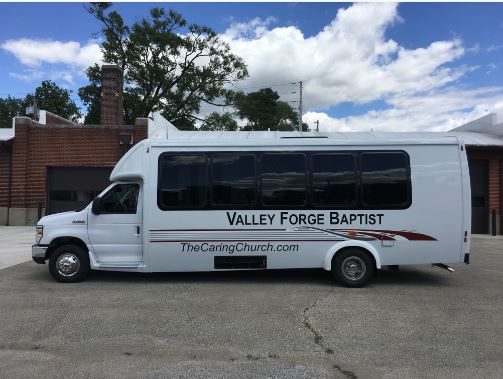 Valley Forge Embassy Bus 21 Passengers with Rear Luggage