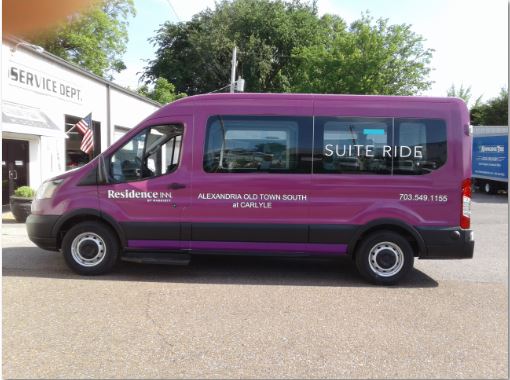 Cleveland Airport Aloft Shuttle Van